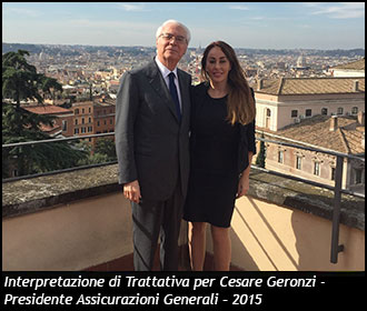 Interpretazione di Trattativa per Cesare Geronzi - Presidente Assicurazioni Generali – 2015
