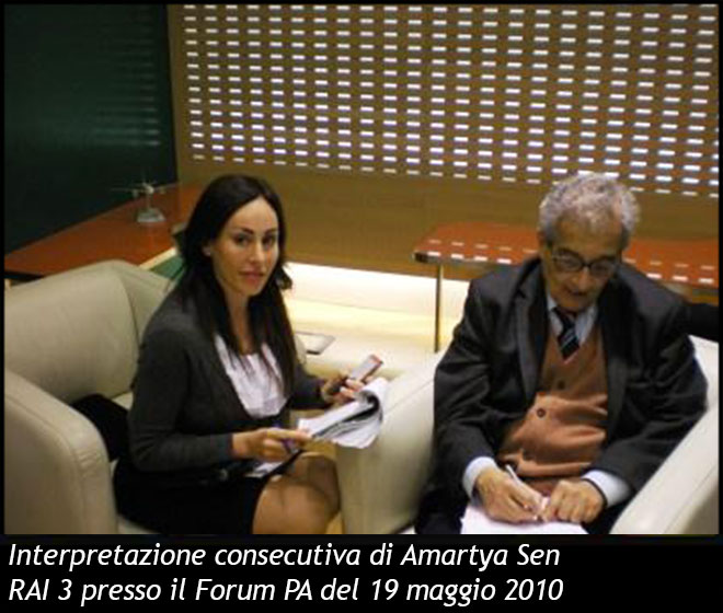 Interpretazione Consecutiva di Amartya Sen